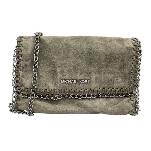 Michael Kors Suede Chain Crossbody Bag – Authenticated! - Picture 1 of 9